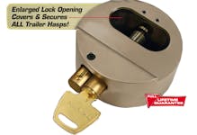 Trimax THPXL TRIMAX Hockey-Puck Internal Shackle Trailer Door Lock -Universal Fit (Re-