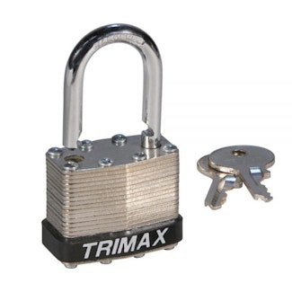 Trimax TLM1125 Dual Locking 50mm Solid Steel Laminated Padlock
