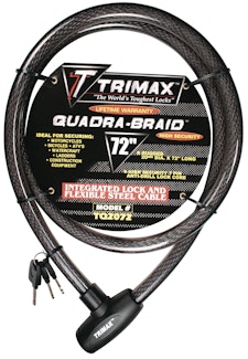Trimax TQ2072 TRIMAFLEX Integrated Keyed Cable Lock 72 (L) X 20mm