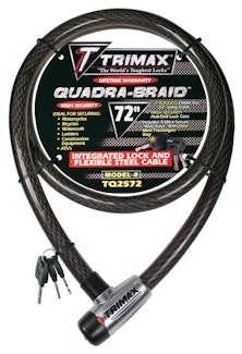 Trimax TQ2572 TRIMAFLEX Integrated Keyed Cable Lock 72 (L) X 25mm