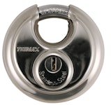 Trimax TRP170 TRIMAX Stainless Steel 70mm Round Padlock with 10mm Shackle
