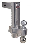 Trimax TRZ12ALHD 12 Pin & Clip Aluminum Drop Hitch For 2-1/2 Receivers-Dual Ball Included