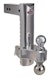 Trimax TRZ12ALHD 12 Pin & Clip Aluminum Drop Hitch For 2-1/2 Receivers-Dual Ball Included