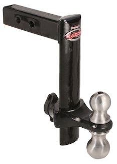 Trimax TRZ12PB 12 Black Powder Coat Forged Steel Adjustable Drop Hitch