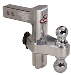 Trimax TRZ8AL 8 Aluminum Drop Hitch - Dual Hitch Ball Included