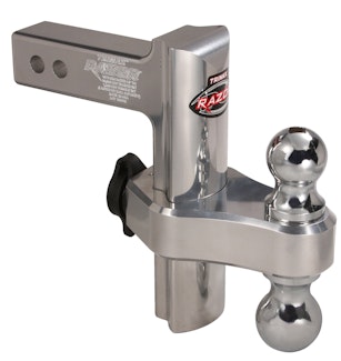 Trimax TRZ8AL 8 Aluminum Drop Hitch - Dual Hitch Ball Included