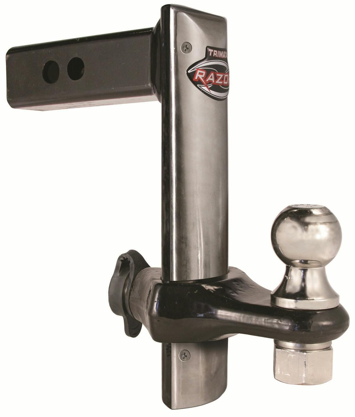 Trimax TRZ6PB Black 6 Powder Coat Drop Hitch