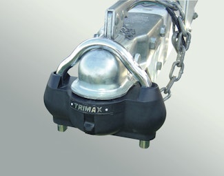 Trimax UMAX100 TRIMAX Premium Universal Solid Hardened Steel Trailer Lock (Fits Most Coup
