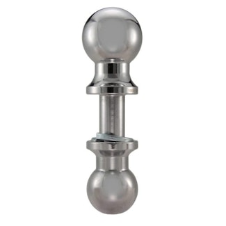 Trimax TDBAL22516 2” & 2-5/16” Double Tow Ball ?? Chrome, for Aluminum Hitches