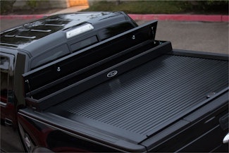 Truck Covers USA CRJR263 Junior Size Toolbox and Hard Retractable Roll-up Tonneau Cover Combination