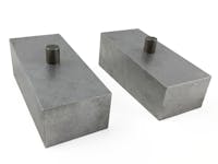 Tuff Country 79068 2" Aluminum Lift Blocks Pair