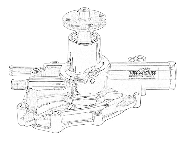 Tuff-Stuff Water Pump as Cast 79-85 Mustang 5.0L