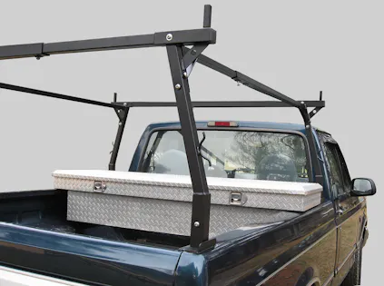 Pocket Rack Earth U.S. Rack 84210211 Stake Pocket Rack Fleetside, Mild Steel, Black