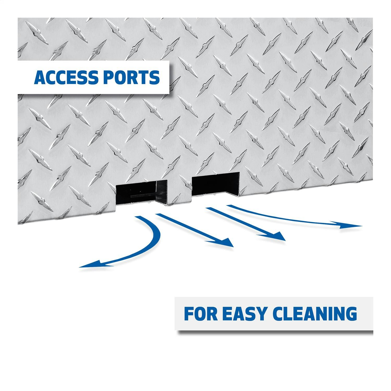 UWS DB4848N 48" X 48" Aluminum Dog Box Double Door with Full Enclosure