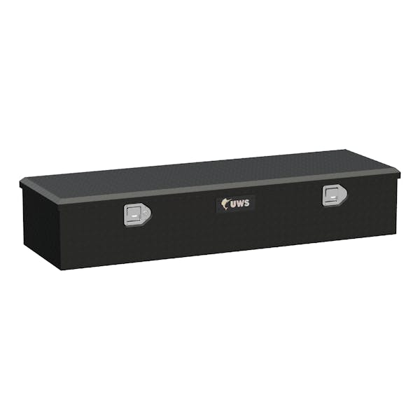 UWS EC20093 Matte Black Aluminum 58 5th Wheel Truck Tool Box (Heavy Packaging)