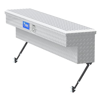 UWS EC30111-MK2 Bright Aluminum 60 Truck Side Tool Box with Space-Saving Legs