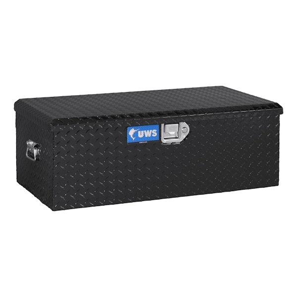 UWS FOOT-LOCKER-BLK Aluminum Foot Locker Storage Box Black