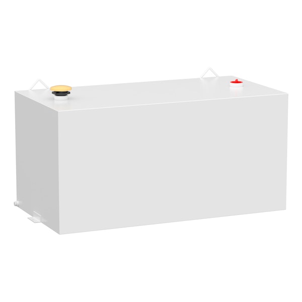 UWS ST-100-RT-W White 100-Gallon Rectangle Steel Transfer Tank