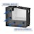 UWS ST-75-COMBO-MB 85 Gallon L Tank Steel Matte Black