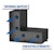 UWS ST-85-L-MB 100 Gallon L Tank Steel Matte Black
