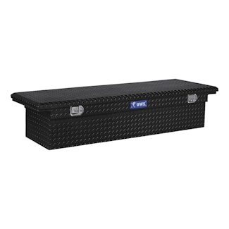 UWS TBS-63-LP-BLK 63 Aluminum Single Lid Crossover Toolbox Low Profile Black