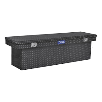 UWS TBSD-69-BLK 69 Aluminum Single Lid Crossover Toolbox Deep Black