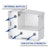 UWS TT-100-COMBO Aluminum Transfer Tank 100 Gallon Combo Tank Bright