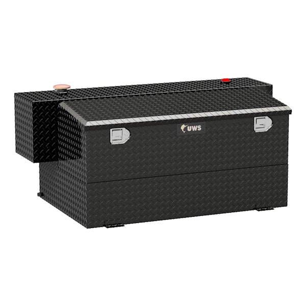 UWS TT-100HH-CB-B Hammerhead 100-Gallon Aluminum Combo Transfer Tank, Black