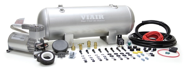 VIAIR 10002 Quarter Duty Onboard Air System 150 PSI Compressor 12V 2.0 Gal. Tank