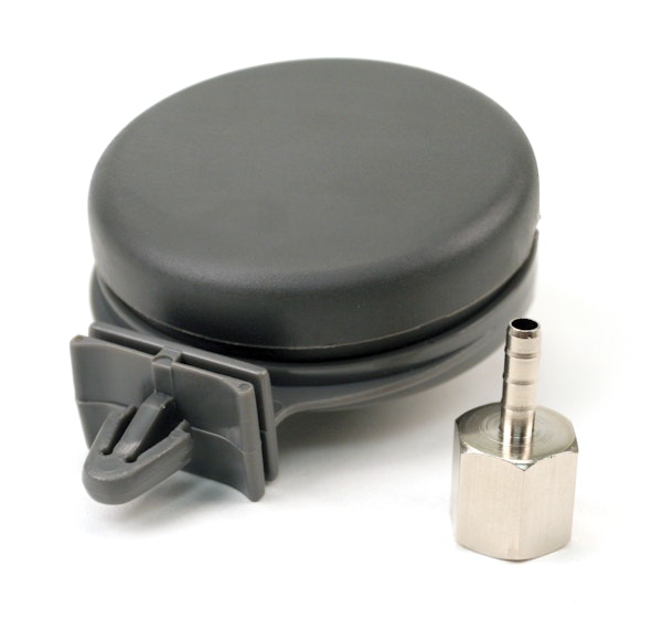 VIAIR 92625 Remote Intake Air Filter Assembly  Plastic Housing  3/8in x 1/2in Tube Fit