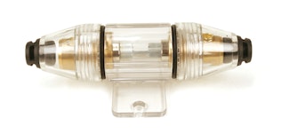 VIAIR 92952 Fuse Holder w/Mounting Tabs  For 20-to 60-Amp Glass Tube Fuse  8 Gauge Wire