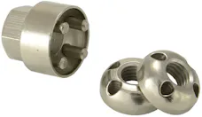 Vision X 9893488 Security Nut M8 X 2pcs 1 Tool