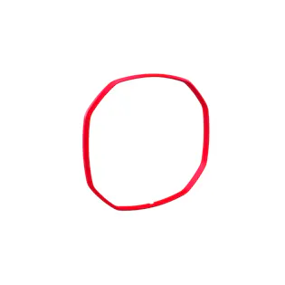 Vision X Lighting P-EXDL24TRIMR Vision X - Red Trim Ring for 6