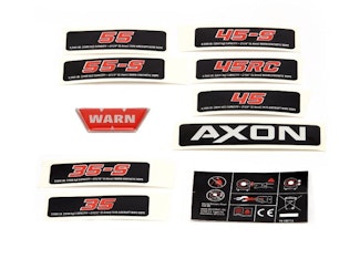 WARN 100987 Axon Label Kit, Service Part