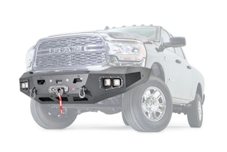 WARN 107001 Heavy Duty Front Bumper, No Guard