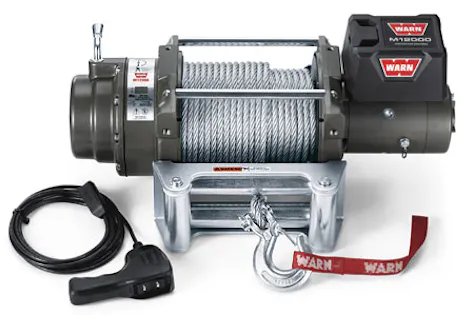 WARN 17801 WARN WINCH, M12000,12V,125',ROLLER
