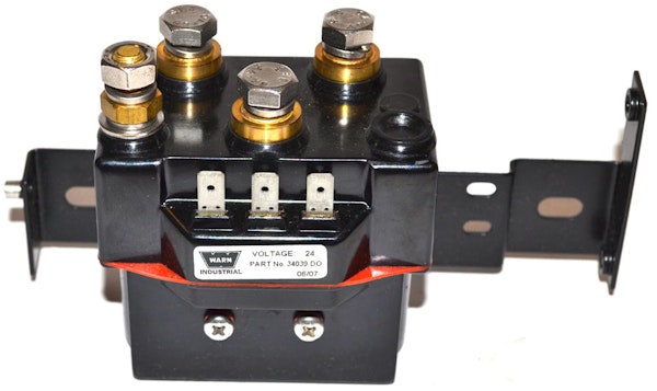 WARN 34974 Contractor Winch 24V w/Warn Bracket