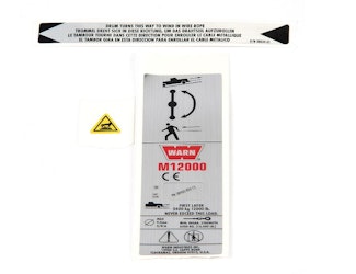 WARN 38424 S/P Label Kit, CE M12000