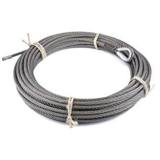 Ramstein Wire Ropes WARN 77451 WIRE ROPE ASSEMBLY 9/16 Inch Diameter x 140 Foot Length