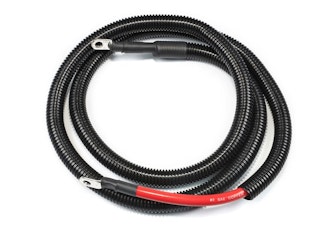 WARN 109452 Service Cable Electric Kit, 2GA 72' Red