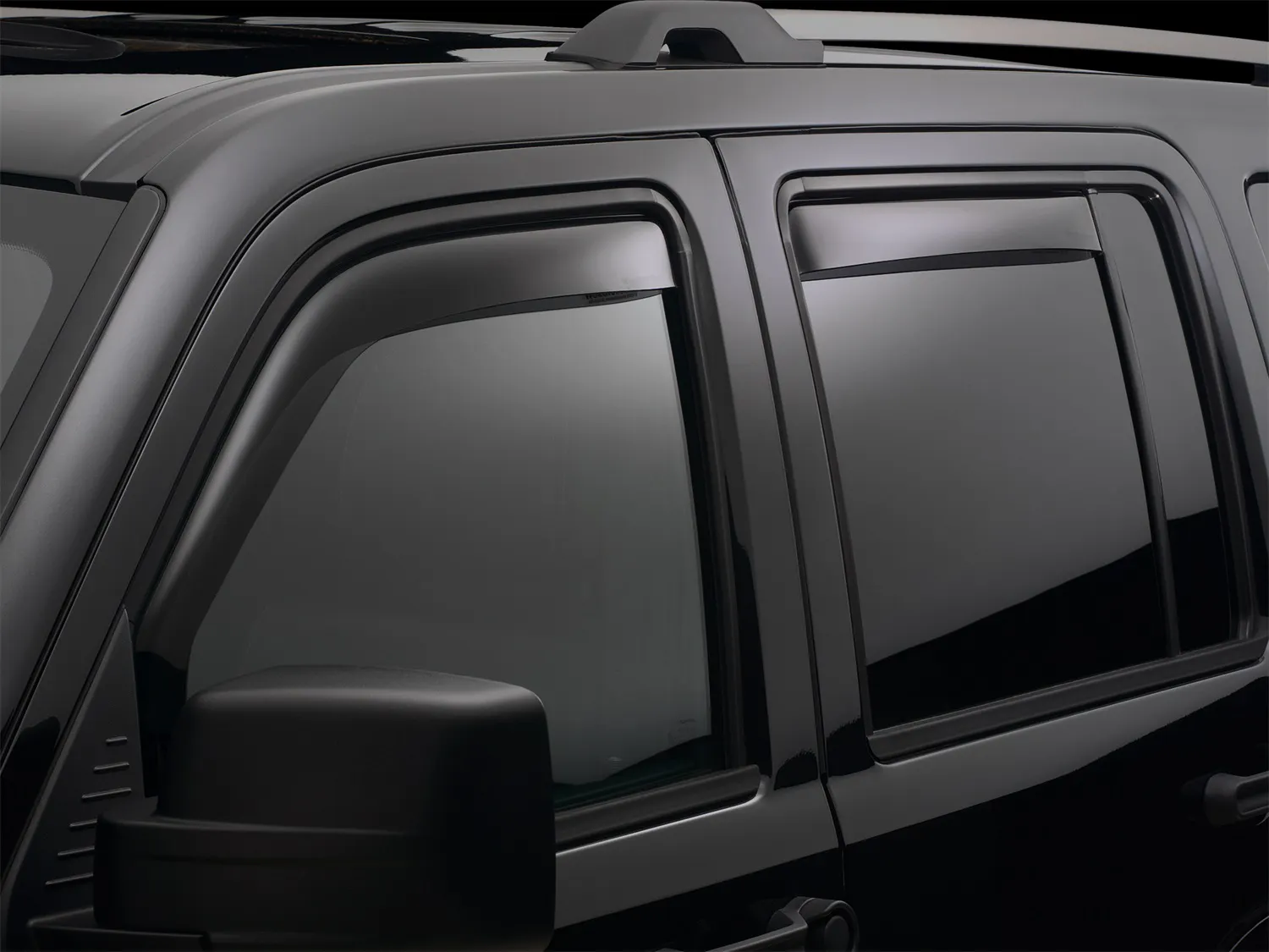 ペインター WeatherTech 82721 Front&Rear Side Window Deflectors