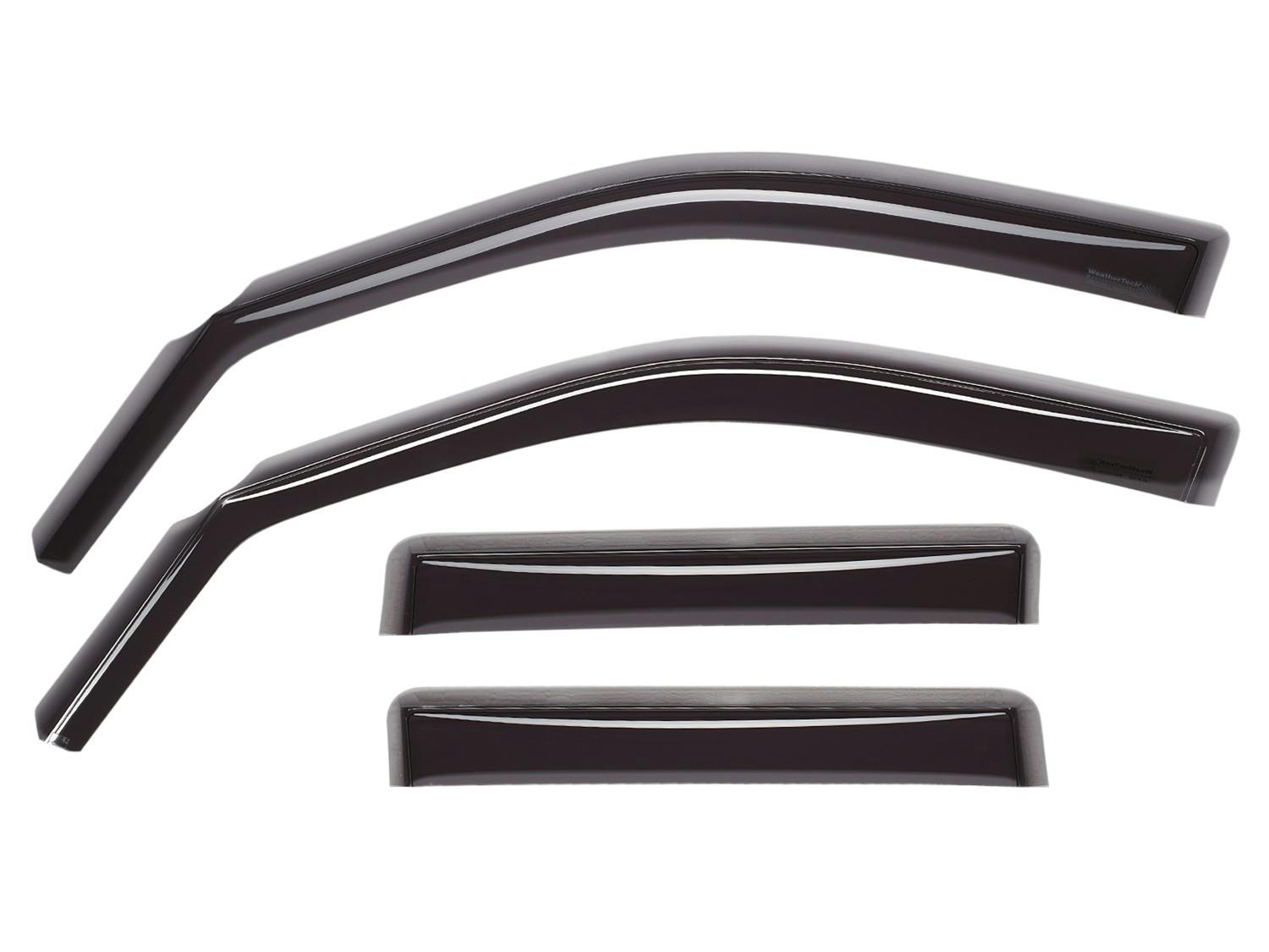 WeatherTech 82562 Front Rear Side Window Deflectors Dark Smoke
