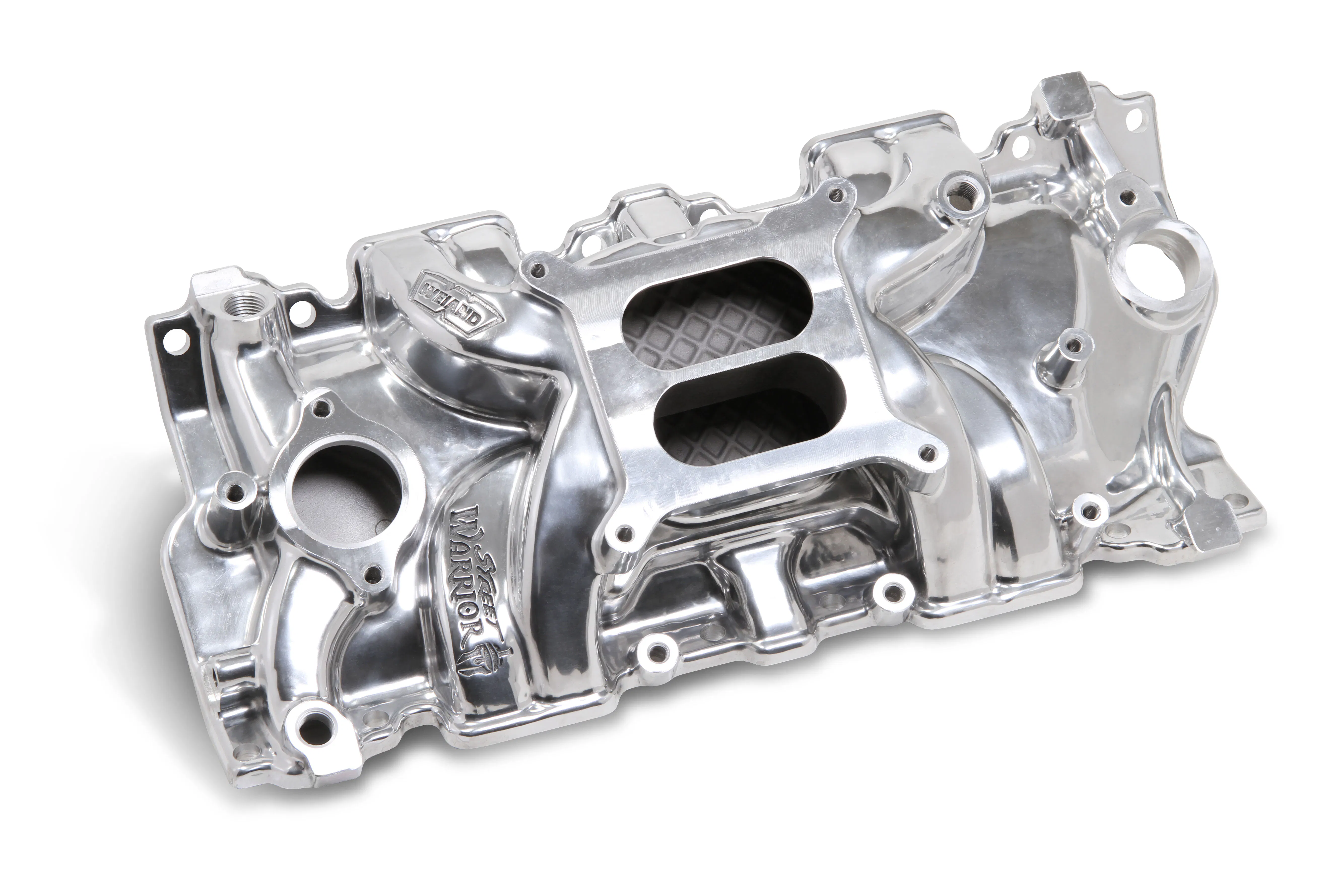 Weiand 8120P Weiand Street Warrior Intake - Chevy Small Block V8