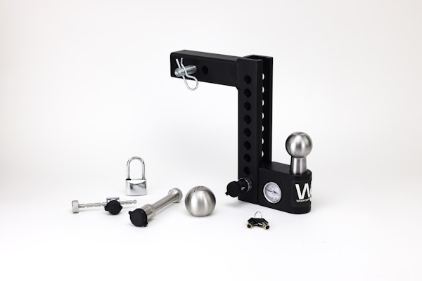 Weigh Safe AWS8-2-SET WS Aero Hitch 8" Drop Hitch w/ 2" Shank (12.5K GTWR) w/ WS05, WS11, & WS12