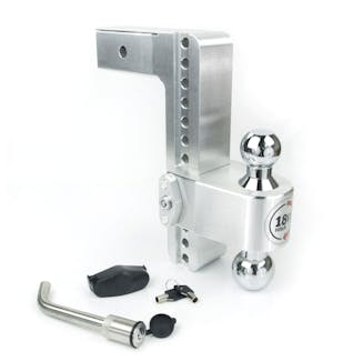 Weigh Safe CTB10-2.5-KA 180 Hitch  10" Drop Hitch w/ 2.5" Shank (10K/18.5K GTWR) w/ WS05