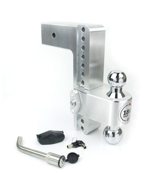 Weigh Safe CTB10-3-KA 180 Hitch 10" Drop Hitch w/ 3" Shank (10K/21K GTWR) w/ WS05
