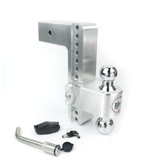 Weigh Safe CTB10-3-KA 180 Hitch 10" Drop Hitch w/ 3" Shank (10K/21K GTWR) w/ WS05