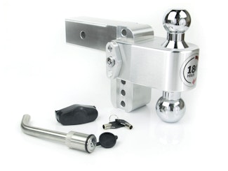 Weigh Safe CTB4-2.5-KA 180 Hitch 4" Drop Hitch w/ 2.5" Shank (10K/18.5K GTWR) w/ WS05