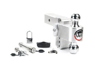 Weigh Safe CTB4-2.5-SET 180 Hitch 4" Drop Hitch w/ 2.5" Shank (10K/18.5K GTWR) w/ WS05, WS11, & WS12