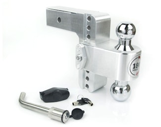Weigh Safe CTB6-2.5-KA 180 Hitch  6" Drop Hitch w/ 2.5" Shank (10K/18.5K GTWR) w/ WS05